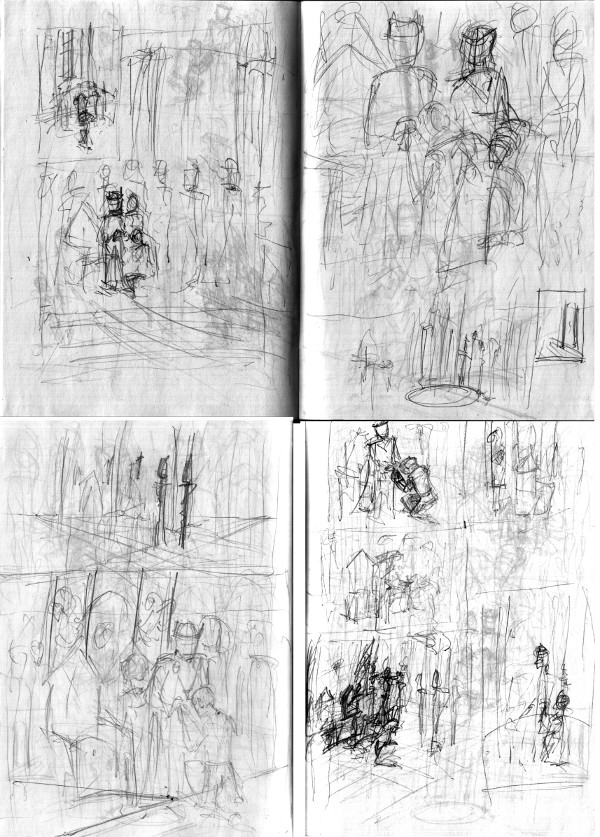 first scribbles