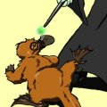 thumbnail of Platypus!Harry fighting Voldemort