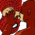 thumbnail of Spider-Man and Daredevil kissing